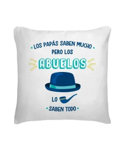 Cojín Los Papás Saben Mucho