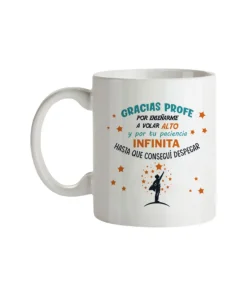 Taza Gracias Profe Por Enseñarme A Volar Alto