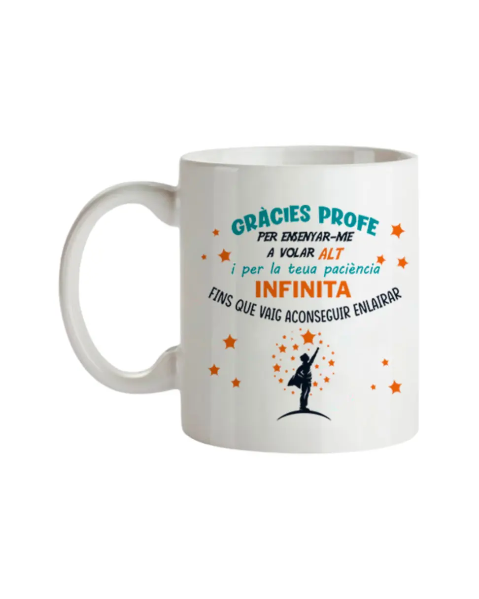 Taza Gràcies Profe Per Ensenyar-Me