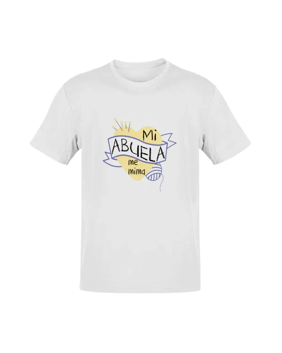 Camiseta Mi Abuela Me Mima
