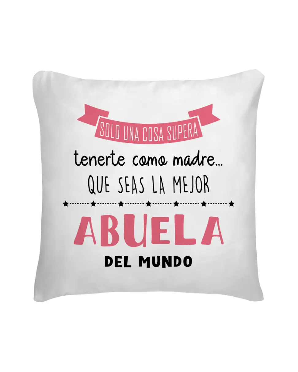 Cojín Solo Una Cosa Supera