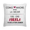 Cojín Como Madre Eres La Mejor