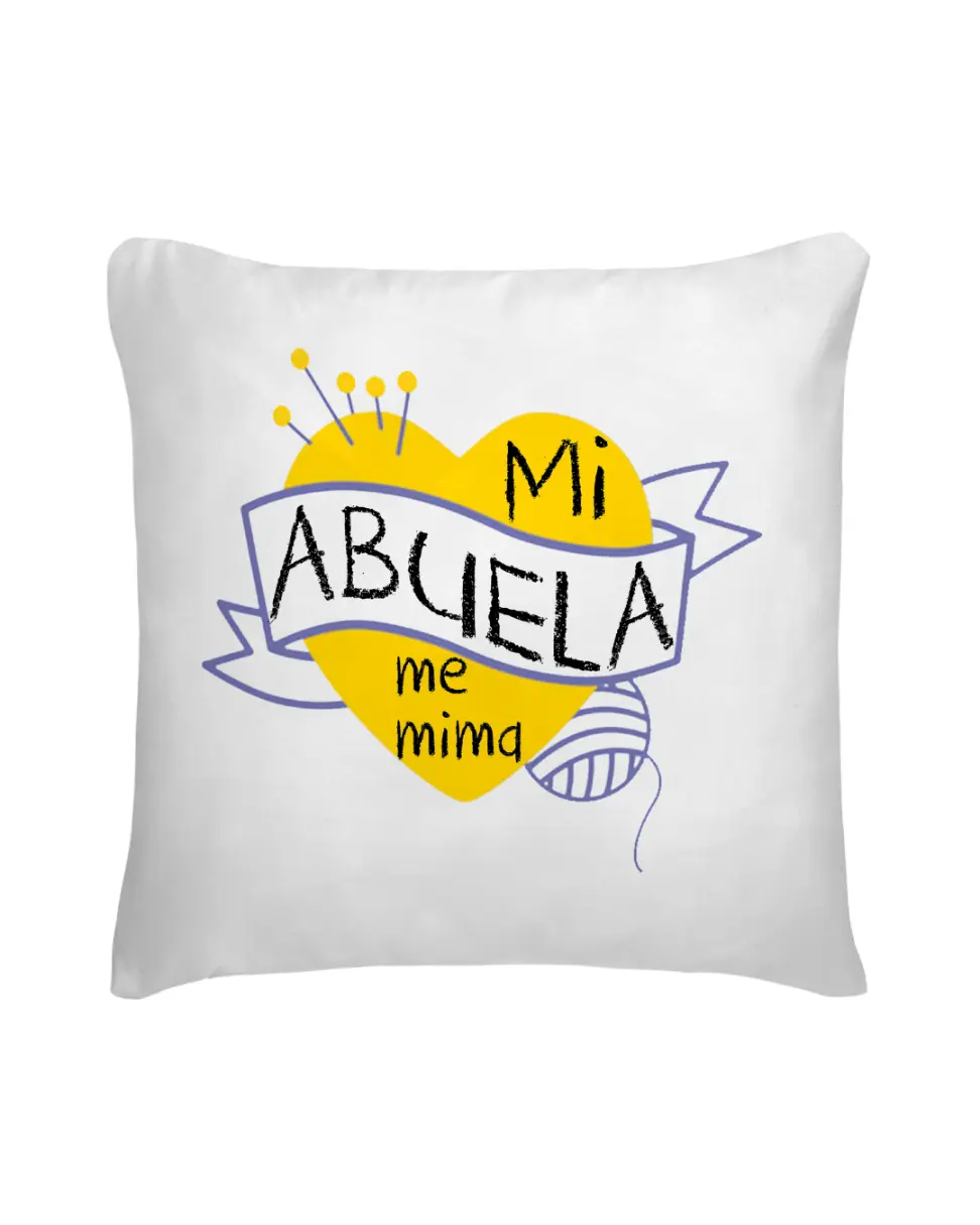 Cojín Mi Abuela Me Mima