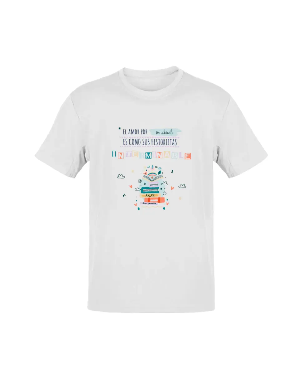Camiseta El Amor Por Mi Abuelo