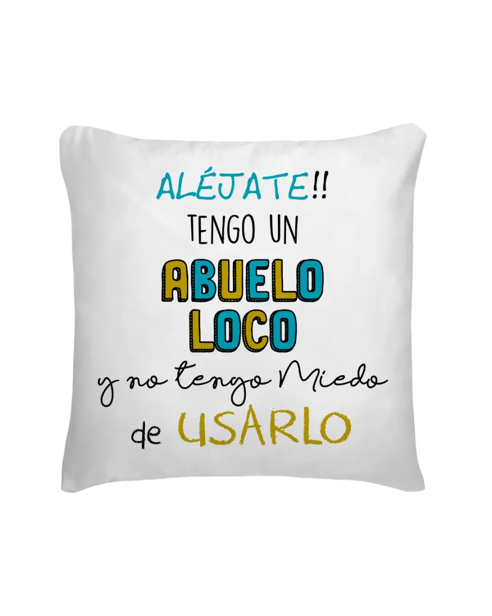 Cojín Aléjate