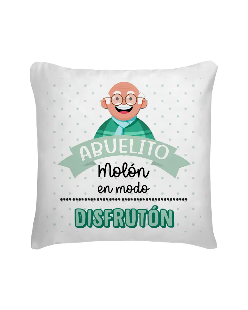 Cojín Abuelito Molón En Modo Disfrutón