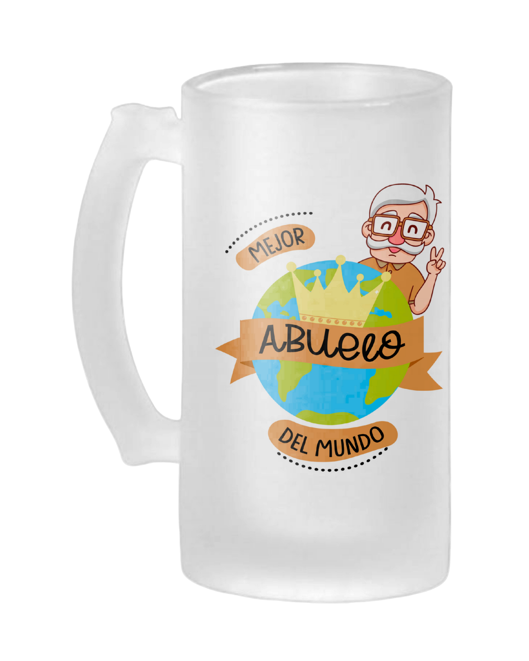 Jarra Cerveza Mejor Abuelo Del Mundo