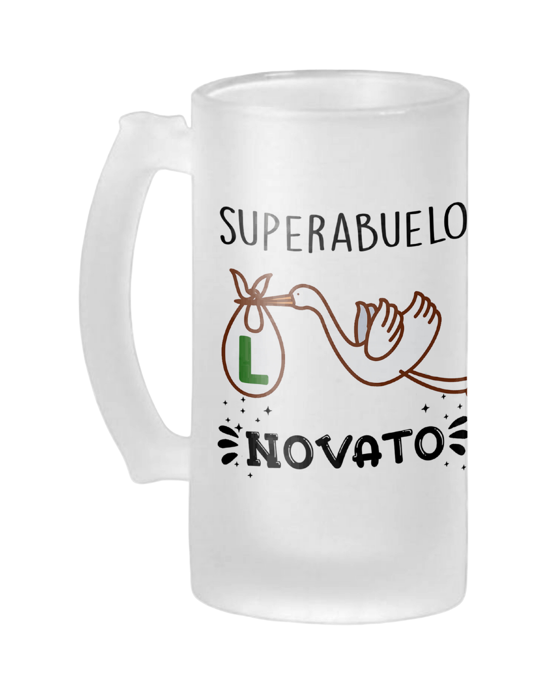 Jarra Cerveza Superabuelo Novato
