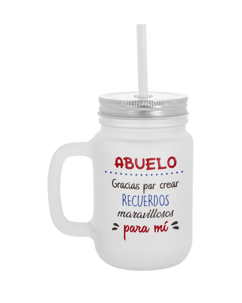 Jarra Pajita Abuelo Gracias