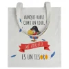 Tote bag Aunque Hable Como Un Loro