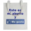 Tote bag Este Es Mi Abuelo Y Me Gusta