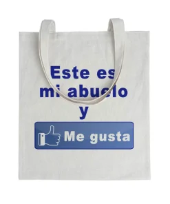 Tote bag Este Es Mi Abuelo Y Me Gusta