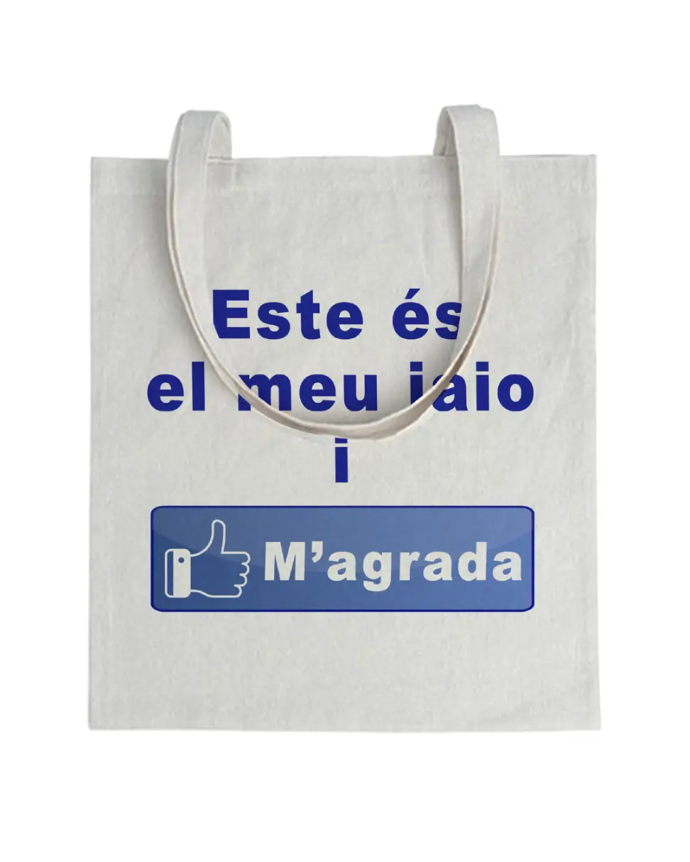 Tote bag Este És El Meu Iaio I M'Agrada