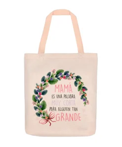 Bolsa de Lino Mamá Es Una Palabra Muy Corta