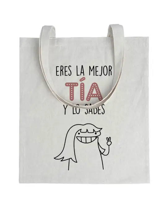 Tote bag Eres La Mejor Tía y Lo Sabes