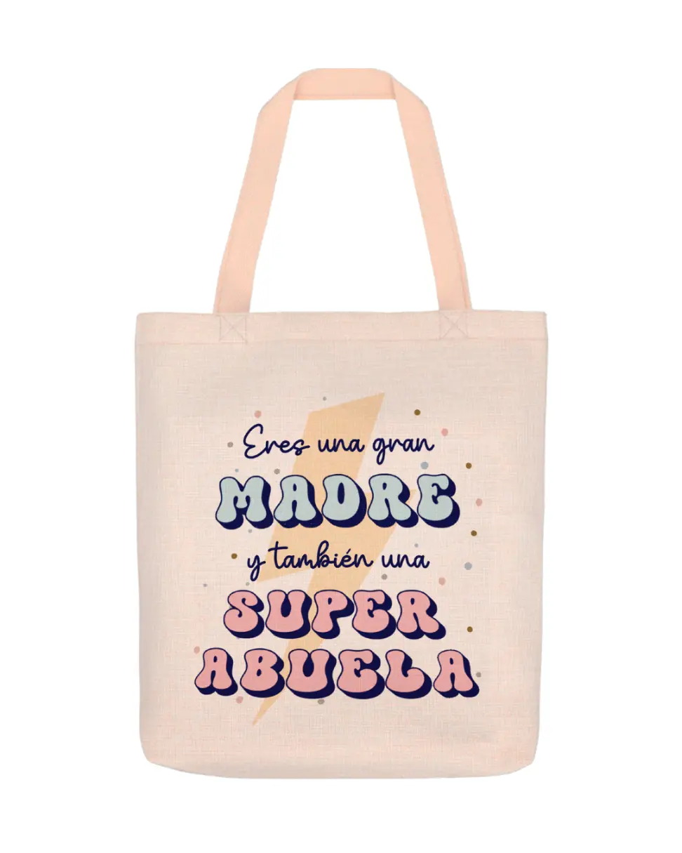 Bolsa de Lino Eres Una Gran Madre