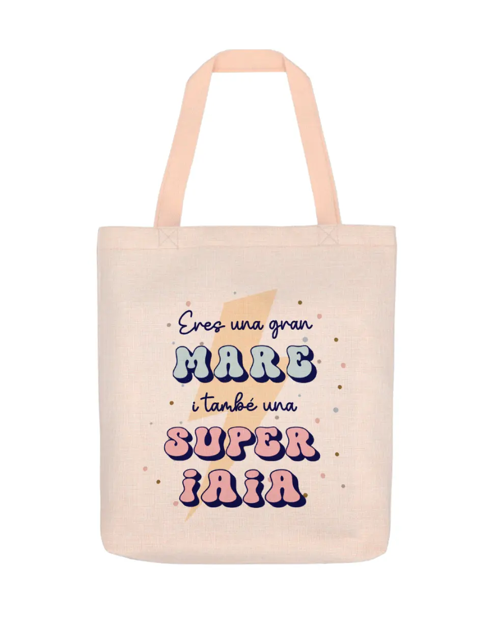 Bolsa de Lino Eres Una Gran Mare