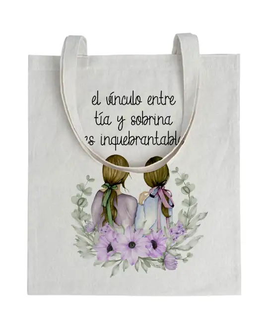 Tote bag El Vínculo Entre Tía y Sobrina Es Inquebrantable