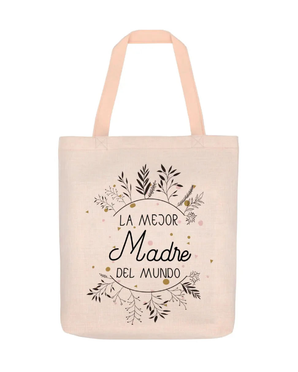 Bolsa de Lino La Mejor Madre Del Mundo
