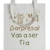 Tote bag ¡Sorpresa! Vas a Ser Tía