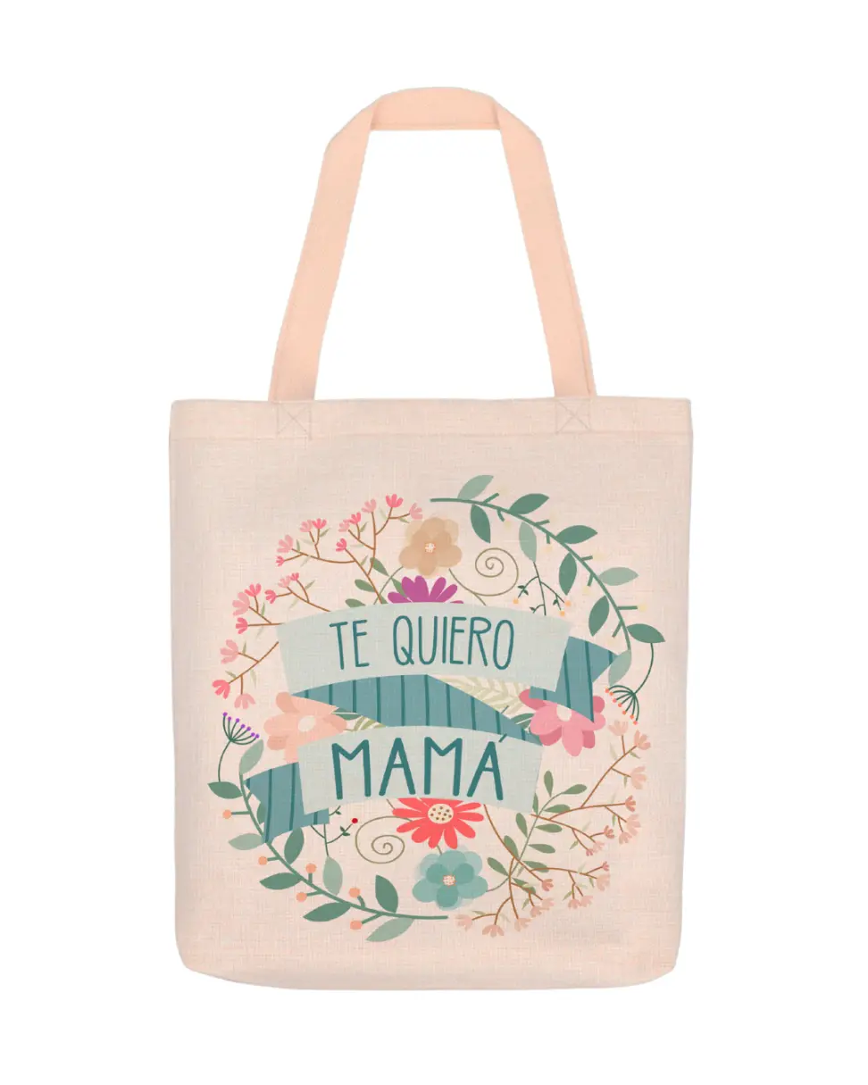Bolsa de Lino Te Quiero Mamá