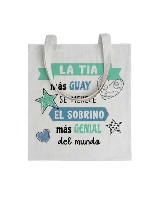 Tote bag La Tía Más Guay Se Merece El Sobrino Más Genial Del Mundo